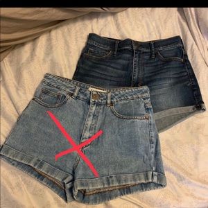 Bullhead Hollister high waist shorts